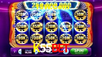 Biblioteca de slots populares na K55Bet